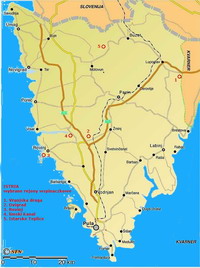istria mapka