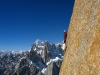 Maciek podczas wspinaczki na Eternal Flame na Trango Tower