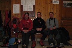 Na północnej ścianie Les Droites