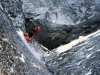 2006-01-11 Tatry, podczas wspinu na Szarym Zacięciu. Fot Paweł Józefowicz