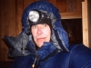 2006-03-19 Alpy Walijskie, w schronisku Honrli po probie na polnocnej scianie ... - autoportret