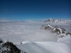 Krakowski smog w masywie Mont Blanc - wizualizacja