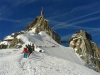 Masyw Mont Blanc, Aiguille du Midi_Trochę za wysoko jest._Zjedziemy i będzie dobrze.